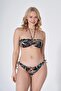 مجموعة بيكيني بدون حمالات منقوشة للخريف من Vienne - 4