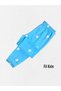 Girl's 100% Cotton Blue and White Polka Dot Long Sleeve Winter Pajamas Set - 4