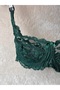 حمالة صدر من نوع Espera Model Lace Underwire بدون إسفنج وبدون وسادات، لون أخضر زمردي - 4
