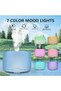 500ml Essential Oil Diffuser,Aromatherapy,2 Mist Modes,4 Timers,7 Ambient Lights - 3