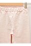 Lcw Baby Pink Elastic Waist Basic Baby Girl Jogger Tracksuit Bottom - 2