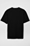 Solo Men's %100 Organic Cotton Thick-Textured Comfort Fit Crew Neck Black T-shirt - 2