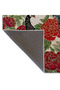 Red Rose Theme Surrealist Peacock Patterned Creative Modern Decorative Carpet 2047 - 4