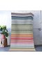 Mira Multicolored Stripe Patterned Modern Decorative Carpet Mira 1612