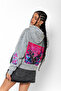 Jinx Arcane Printed Oversize Unisex Washable White Hoodie - 4