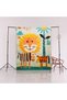 Dido 2 Collection Children's Carpet Theme Animal and Flower Patterned Modern Decorative Rug 3220 - 3