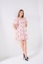 Apsen Women's Woven Fabric Balloon Sleeve Midi Dress 4500-95 in Red for Summer - 7