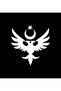 Anatolian Seljuk Double Headed Eagle Car/Motorcycle/Laptop Glass Sticker - 20X20Cm