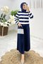 Women's Knitwear Cardigan Pleated Skirt Set