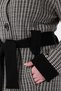 Small Size Knitwear Steel Knit Hijab Belted Wool Patterned Mother Long Thick Winter Women's Cardigan - 4