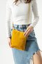 Mini Single Sleeve Women's Handbag with Plush Strap - 3