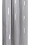 Silver Detailed Bamboo Tulle Curtain with Vertical Stripes and Ruffle Detail, 1/3 Dense Pleats, Wrinkle-Resistant, No Ironing Required, Modern - 4