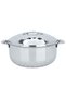 SteelAl Saif Gallery food container, 3.5 litres, ribbed - silver