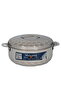 Aristo Steel Maxima Food Container, 3.5 Liter, Round - Silver