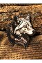White Wolf Patch/Peç/Arma (9 x 7,5cm)