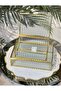 Box of 2 Glass Accessories Gold Large Size 24*16*7.5cm Small Size 18.5*14*6cm - 2