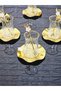 18 Pcs Odin Tee Set with Matte Soldier with Metal Plate and Spoon White Japanese Rose - 4