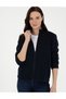 Navy Blue Comfort Fit Fleece Cardigan 50300871 -Vr033 - 3