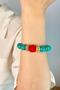 Natural Stone Turquoise Coral Bracelet - Turquoise - 2
