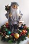 Christmas Ornament Santa Claus Figurine - Gift, Large Size 45cm, Gray - 5