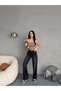 Women's High-Waist Pale Effect Vintage Palazzo Jeans - 6
