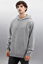 Draco Men's Organic Fabric Fleece Inside Soft Kangaroo Pocket Hooded Grimelange Sweatshirt - 3