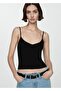 Blouse on a Rib with Thin Straps