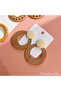 Bohemian Style Modern Women's Wooden Earrings - 2