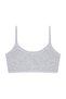3 Pieces Gray Girls' Half Tank Top Non-Padded Cotton Teenage Girls Training Bra - 4