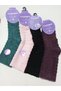 Women's Slipper Towel Bamboo Thick Socks 4-Piece - 3