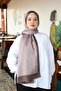 Premium Lux Original Monogram Shawl (Silk Voile, High Quality, Lightweight, Casual, Stylish, Testure Clothing) - 3