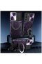 Samsung Galaxy S23 Compatible Case Magnetic Stand Armored Silicone Case Deep Purple - 3