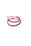 Double Macrame Braided Adjustable Red Bracelet, Stylish and Comfortable Jewelry Option - 2