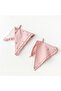 Ac25051 Puppy Gazelle 2-Piece Scarf Apron Pink