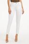 Skinny White Lycra Jeans High Waist White Pants(No Inside)
