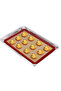 1.Grade Baking Mat Measured Dough Rolling Mat 45 X 65 Cm Black, Rotating Roller, Set of 3 - 4