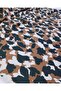 Queen Crepe Chiffon in Brown, Black, and Cream Colors (Width 140 cm X Length 275 cm) - 4