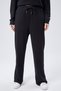 Mooncover Women's 2-Piece Basic Set – Crew Neck Long Sleeve Top and Bottom Black - 6