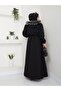 Women's Battal Size Full-Size Lined Waist Adjusted Long Spoon with Zipper - 2