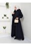 Women's Battal Size Full-Size Lined Waist Adjusted Long Spoon with Zipper - 2