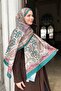 شال حريري - Slt2892-15 - نمط شال - أخضر - 3