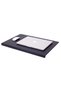 Leather Table Set Black with Edge Protection 60x40cm - 7