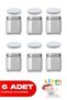Glass Jar with White Lid 210 Cc Yogurt Baby Food Supplementary Food Jar with Label Gift
