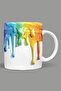 Flowing Paints - Colorful Drops Themed Mug - 3