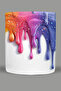 Flowing Paints - Colorful Drops Themed Mug - 2