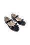 GIRL'S FLAT SHOES, BEYIK BOWED Patent Leather Flats - 2
