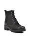 Black Nubuck Genuine Leather Women's Boots 670 Z - 3