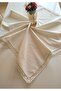100% Cotton Natural Linen Authentic Monica Fabric Kopanakhi Laced - 5