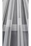 Bamboo Floor Horizontal Striped Tulle Curtain 1/3 Dense Pleats No Wrinkle No Ironing Suitable for Any Room - 5