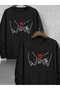 Lover's Combination Set Love Printed Crew Neck Sweatshirt Valentine's Day (Price Is for Quantity)